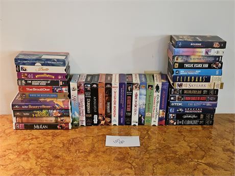 Mixed VHS Lot: Disney & More