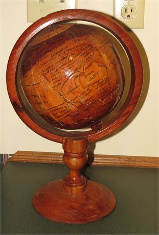 Wood Globe