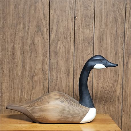 Wooden Goose Decor