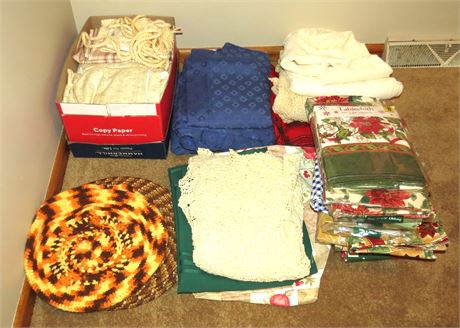 Table Clothes, Linens, Etc