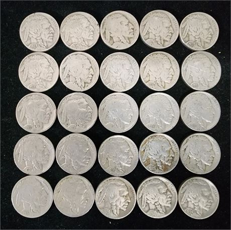 Buffalo Nickels Lot