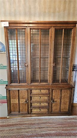 Drexel Wood China Cabinet