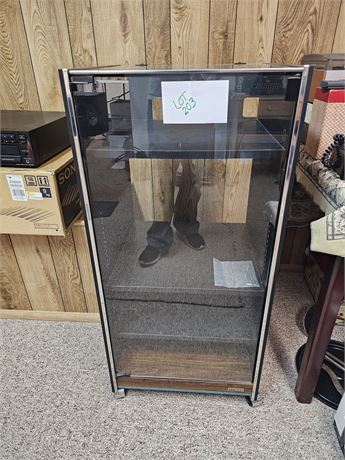 Smoke Glass Stereo Cabinet