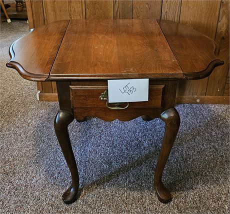 Lane Wood Wing Side Table