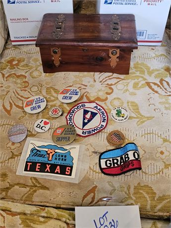 Vintage Mixed Patches / Buttons & More