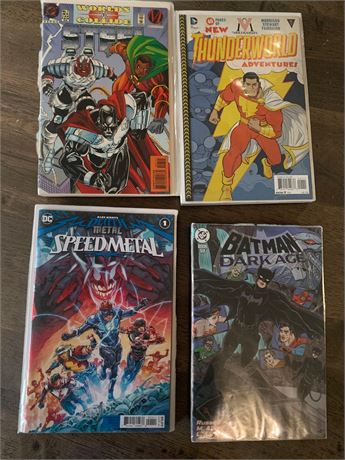 Vintage DC Comic Books Worlds Collide Steel, Batman: Dark Age #6