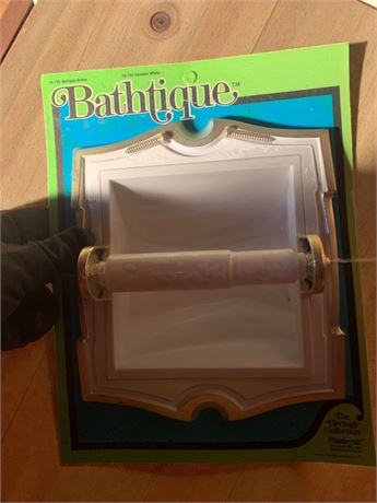 Plumberaft Recessed Tissue Paper Holder In Gold/White Lot - 8 Boxes