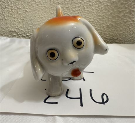 Vintage Japanese Dog Coin Bank