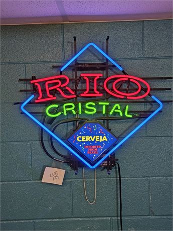 Cerveja Rio Cristal Neon Sign