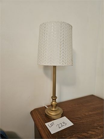 Gold Candlestick Table Lamp