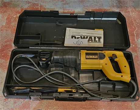 DeWalt Electric Reciprocating Saw