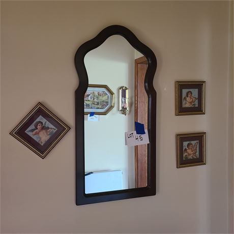 Hall Mirror with Angel Art