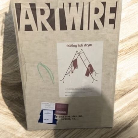 Vintage Art Wire Folding Tab Clothes Dryer (New Old Stock)