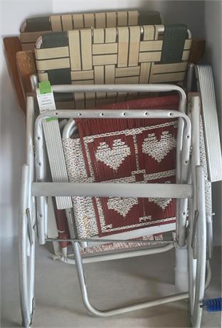 Vintage Lawn Chair Lot