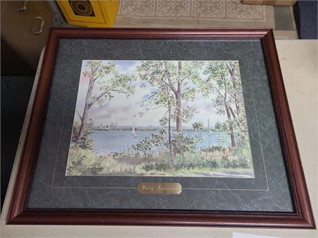 Signed A. McClelland "Perry Monument" 332/400 Print