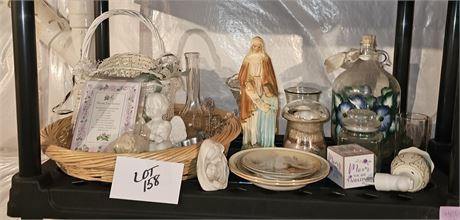 Mixed Decor Lot- Figurines, Vases & More