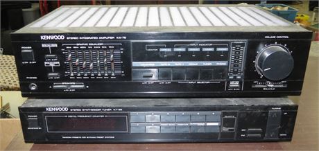 Kenwood KA-76 Amplifier, KT-56 Tuner