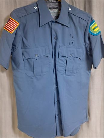 Richfield Cleveland Coliseum Security Shirt Jaguar by Conqueror Size S (Vintage)