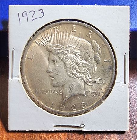 1923 Peace Silver Dollar