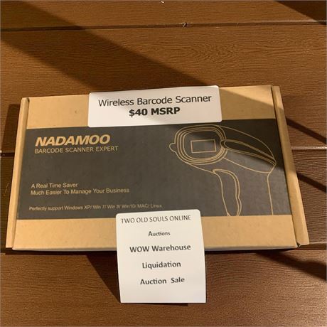 Nadamoo Wireless Barcode Scanner