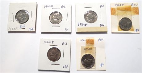 1960 D, P Nickels