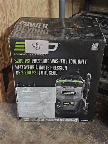 EGO Power Cleaning 3200 PSI Pressure Washer (Tool Only) NIB