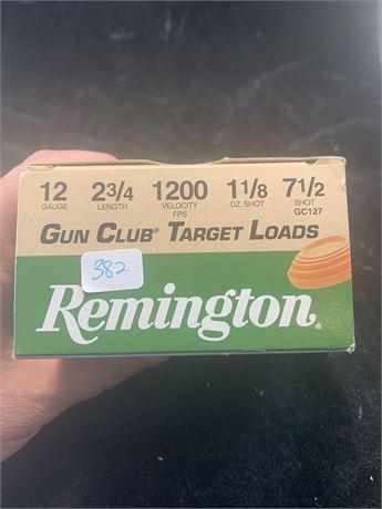 Remington 12 GA  Gun Club Target Loads 24 Shotgun Shells