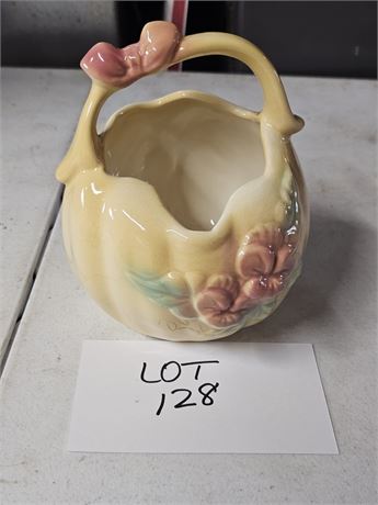 Hull Sunglow Yellow Pottery Basket