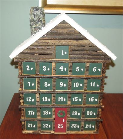 Log Cabin Advent Calendar