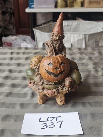 Tom Clark Creations 1987 "Dark" Gnome Figurine – Artist Signed in Ink