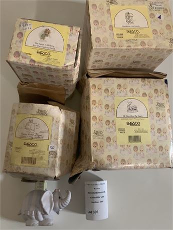 Vintage Precious Moments Figurines Happy Birthday Jesus For Mini Nativity