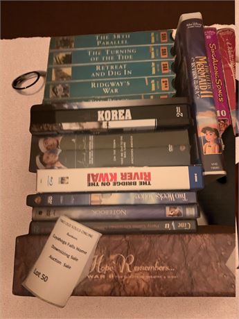 DVD Lot - Military Movies, The Notebook, Classic Movies & More