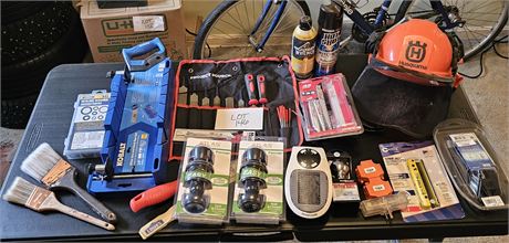 Ball Hitch, Brush Guard Helmet, Tools & More