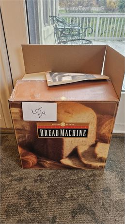 W. Sonoma Bread Machine