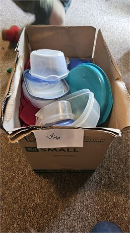 Mixed Plastic Storage Container Lot