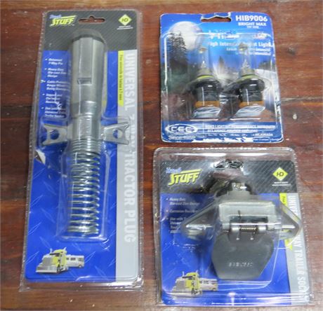 HB Lights, 7 Way Trailer Socket, 7 Way Tractor Plug