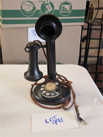 Antique American Telephone Co. Candle Stick Phone