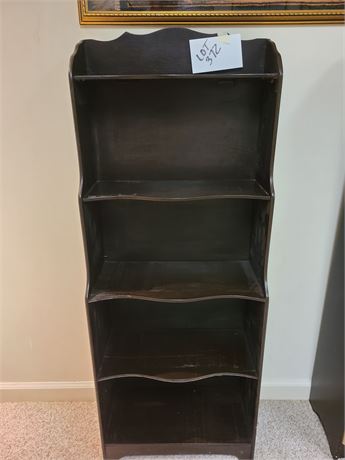 Dark Wood Bookshelf