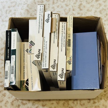 Box of New/Unused Stationery, Envelopes and Greeting Cards