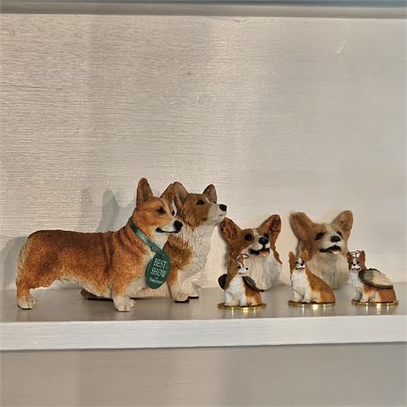 Corgi Mini Statues & Magnets