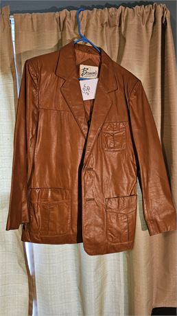 Berman's Leather Jacket Size 40