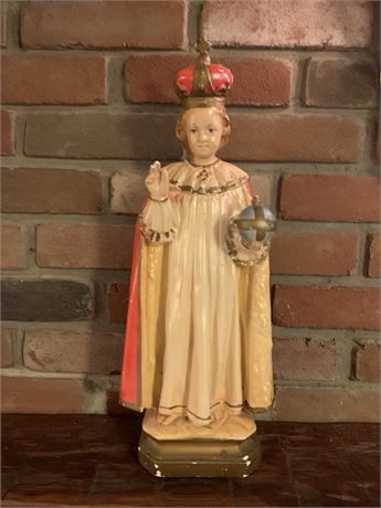 Chalkware INFANT Of PRAGUE Statue