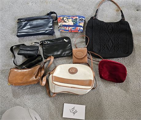 Mixed Ladies Purse Lot- Maker Color, Style & Size Vary