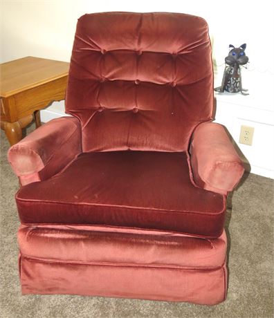 Maroon Recliner