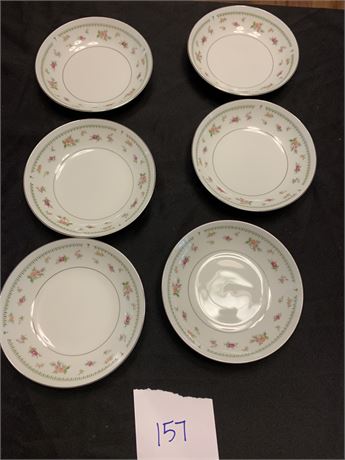 Abingdon Fine China Plate Lot of 6