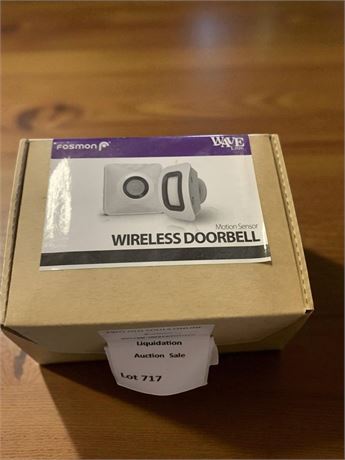 Fosmon WaveLink Wireless Doorbell W/Motion Sensor