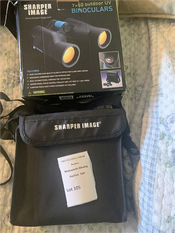 Sharper Image 7x50 Outdoor UV Binoculars W/Carriyng Case