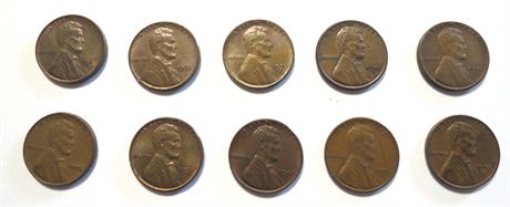 Assorted Wheat Pennies