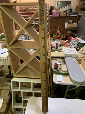 Wood Wall Hanging Hat Rack