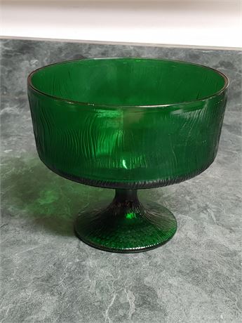 Vintage HoosieEmerald Green Candy Dish
